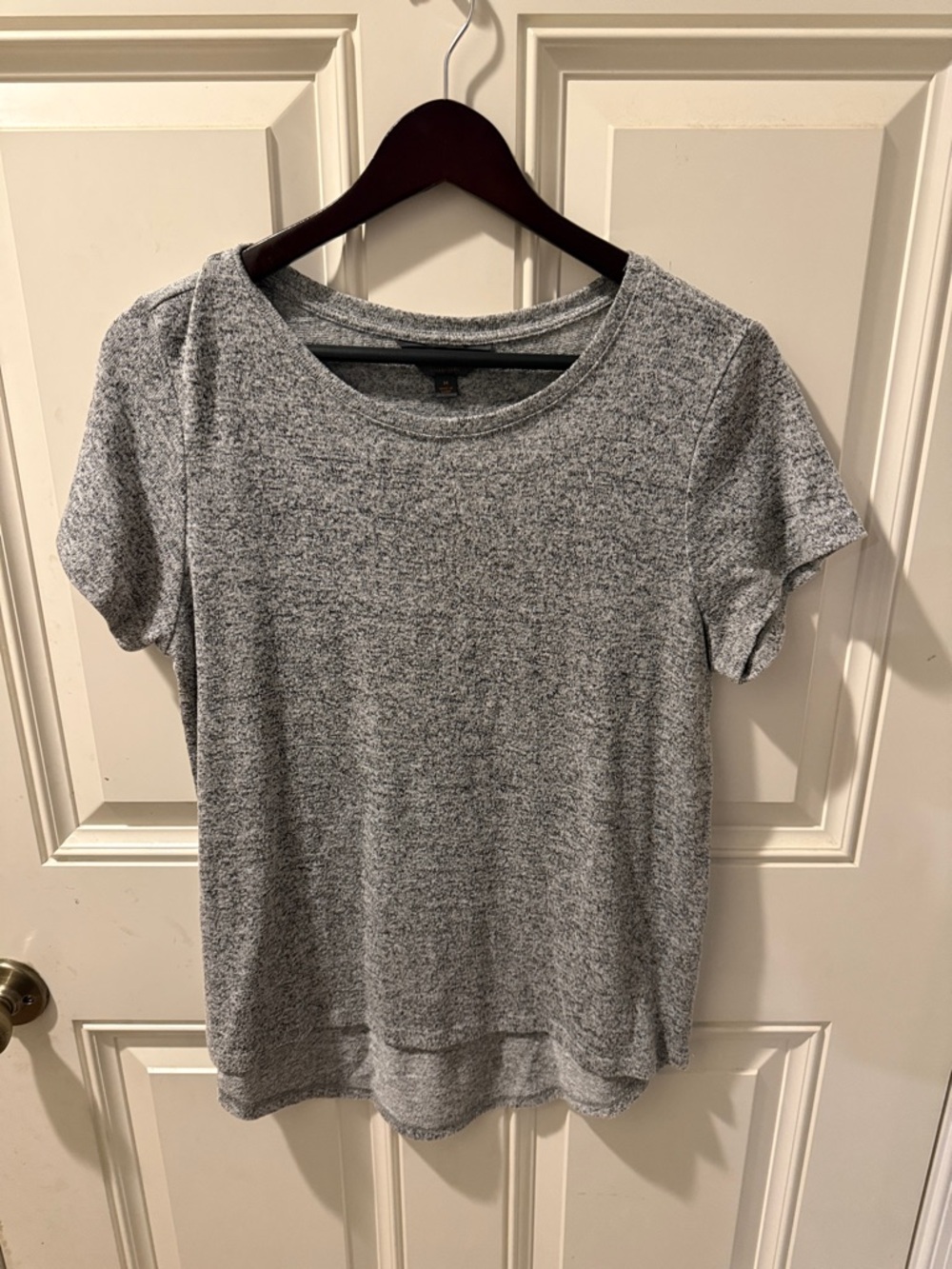 Mix by 41 Hawthorn Light Heather Gray Scoop Neck Short Sleeve Tee size M